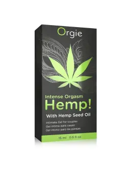 GEL COM VIBRAÇÃO INTENSE ORGASM HEMP 15ML ORGIE