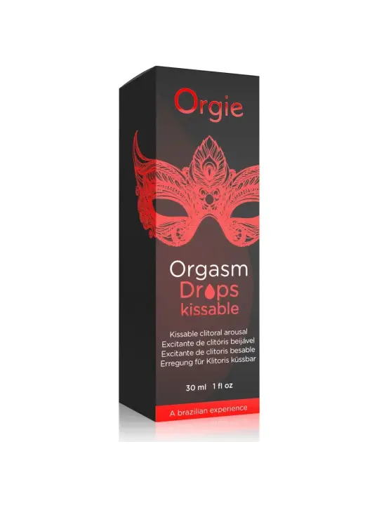 GOTAS BEIJÁVEIS ORGASM DROPS KISSABLE 30ML ORGIE