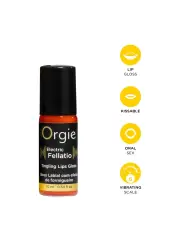GLOSS COM EFEITO VIBRATÓRIO ELECTRIC FELLATIO 10ML ORGIE