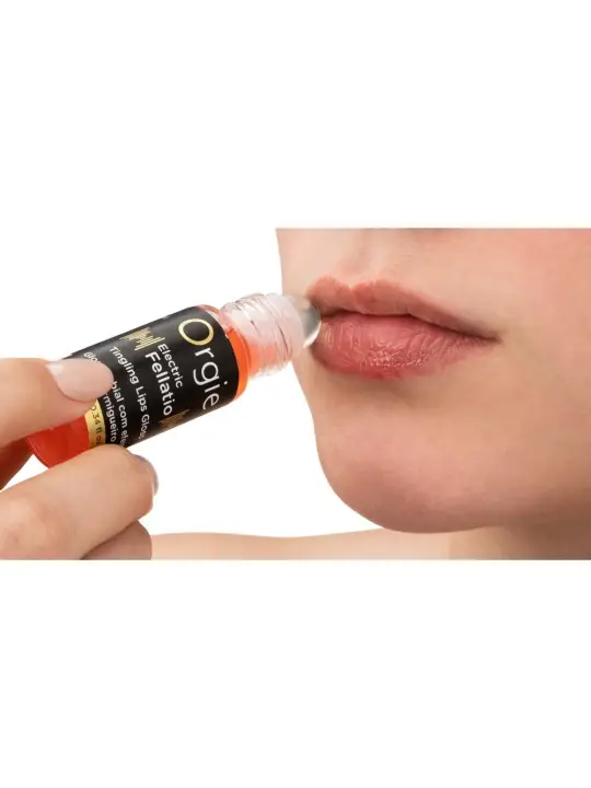 GLOSS COM EFEITO VIBRATÓRIO ELECTRIC FELLATIO 10ML ORGIE