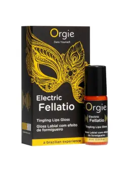 GLOSS COM EFEITO VIBRATÓRIO ELECTRIC FELLATIO 10ML ORGIE