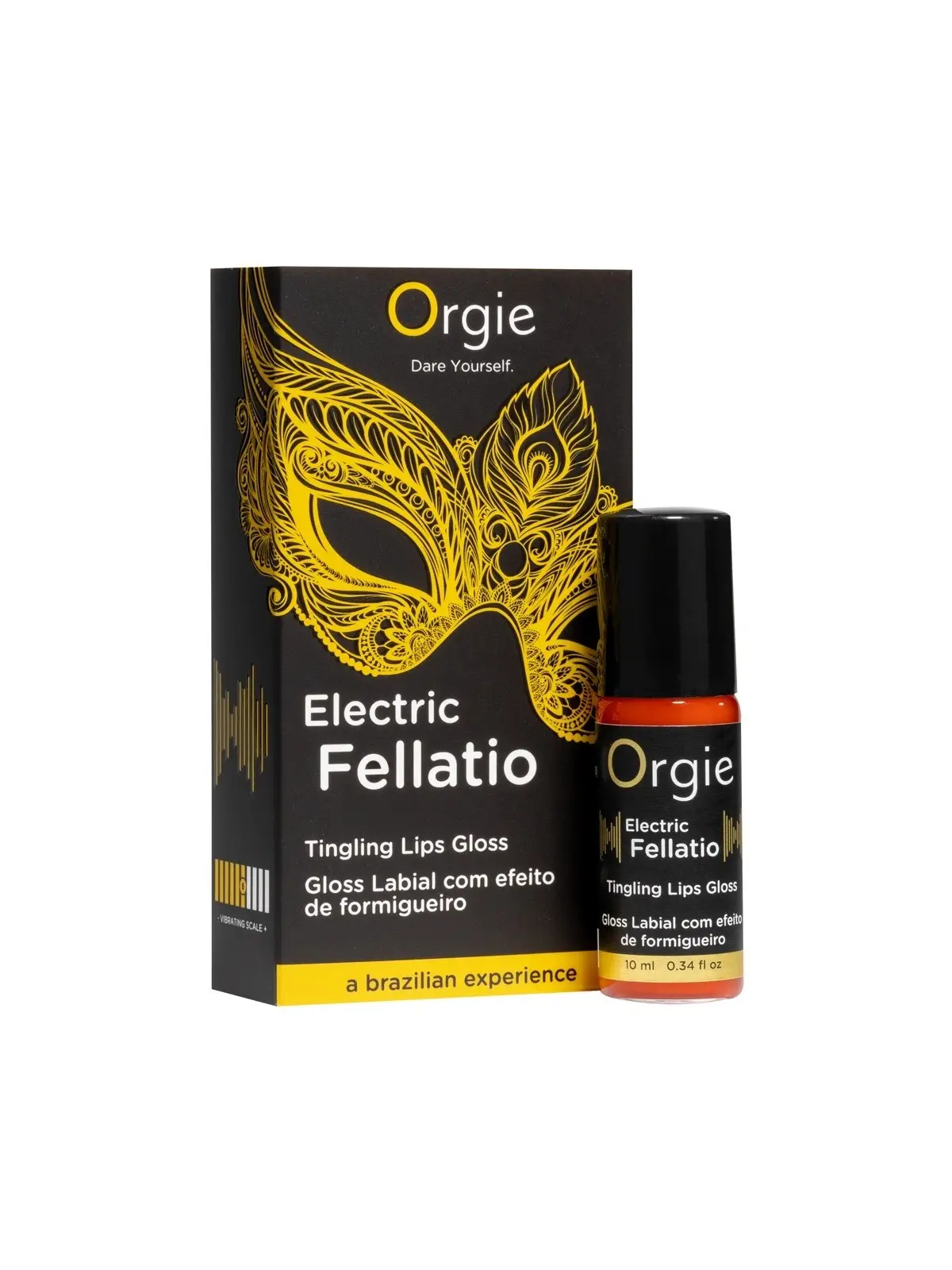 GLOSS COM EFEITO VIBRATÓRIO ELECTRIC FELLATIO 10ML ORGIE