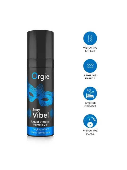 GEL COM VIBRAÇÃO LIQUID VIBRATOR 15ML ORGIE