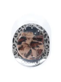 ALGEMAS COM PELÚCIA HEAVY-DUTY FLUFFY LEOPARD OUCH!