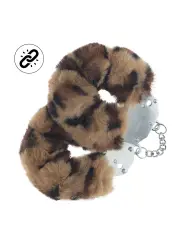ALGEMAS COM PELÚCIA HEAVY-DUTY FLUFFY LEOPARD OUCH!