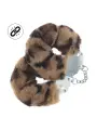 ALGEMAS COM PELÚCIA HEAVY-DUTY FLUFFY LEOPARD OUCH!
