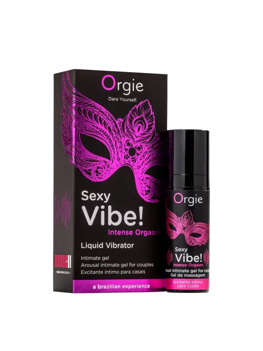 GEL COM VIBRAÇÃO INTENSE ORGASM 15ML ORGIE