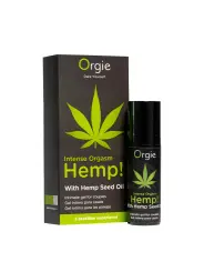 GEL COM VIBRAÇÃO INTENSE ORGASM HEMP 15ML ORGIE