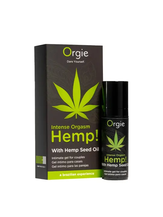GEL COM VIBRAÇÃO INTENSE ORGASM HEMP 15ML ORGIE