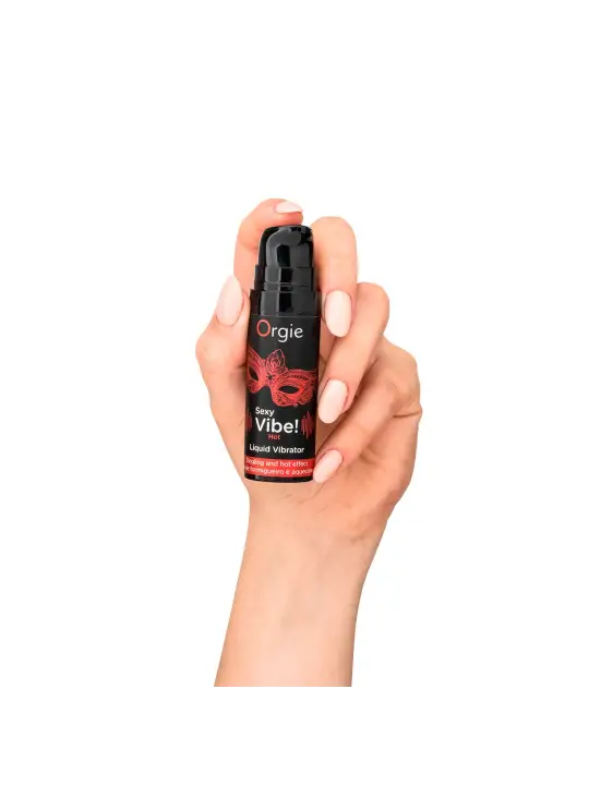 GEL COM VIBRAÇÃO E COM EFEITO DE AQUECIMENTO SEXY VIBE 15ML ORGIE