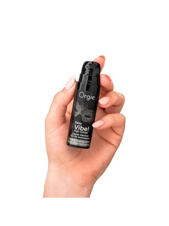 GEL COM VIBRAÇÃO SEXY VIBE HIGH VOLTAGE 15ML ORGIE