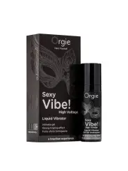 GEL COM VIBRAÇÃO SEXY VIBE HIGH VOLTAGE 15ML ORGIE