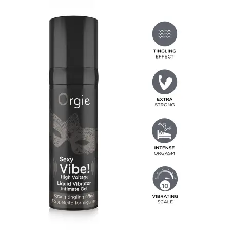 GEL COM VIBRAÇÃO SEXY VIBE HIGH VOLTAGE 15ML ORGIE