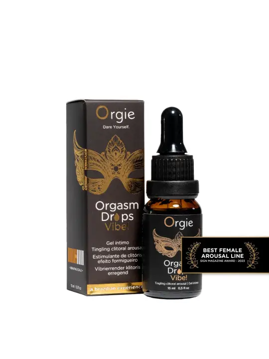 GOTAS COM EEFEITO VIBRATÓRIO ORGASM DROPS VIBE 15ML ORGIE