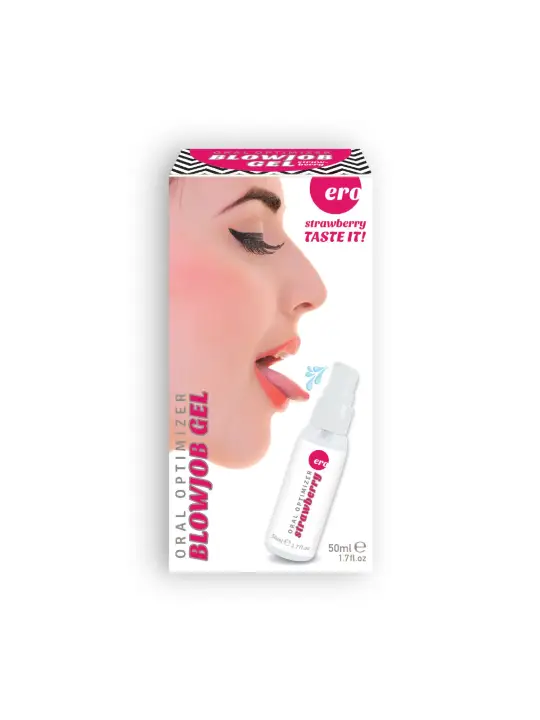 GEL INTÍMO ORAL OPTIMIZER BLOWJOB GEL SABOR MORANGO 50ML