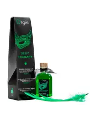 KIT DE MASSAGEM LIPS SEXY THERAPY DE MAÇÃ 100ML ORGIE