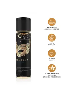 ÓLEO DE MASSAGEM COM EFEITO BRILHANTE TANTRIC LOVE RITUAL 200ML ORGIE