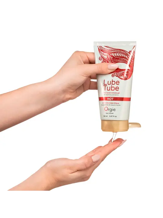 LUBRIFICANTE À BASE DE ÁGUA COM EFEITO DE AQUECIMENTO LUBE TUBE 150ML ORGIE