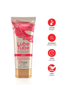 LUBRIFICANTE À BASE DE ÁGUA COM EFEITO DE AQUECIMENTO LUBE TUBE 150ML ORGIE