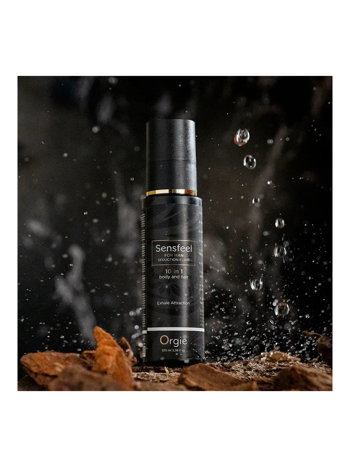 LOÇÃO 10 EM 1 PARA CORPO E CABELO COM FEROMONAS SENSFEEL FOR MAN 100ML ORGIE