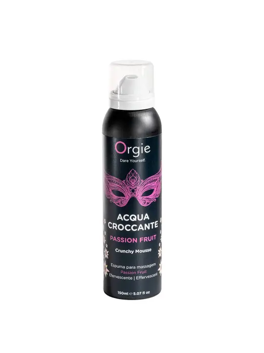ESPUMA DE MASSAGEM CRACKELING ACQUA CROCCANTE DE MARACUJÁ 150ML ORGIE