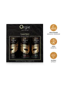 CONJUNTO DE ÓLEOS DE MASSAGEM TANTRIC SENSUAL MINI SIZE 3X30ML ORGIE
