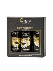 CONJUNTO DE ÓLEOS DE MASSAGEM SEXY THERAPY SENSUAL MINI SIZE 3X30ML ORGIE