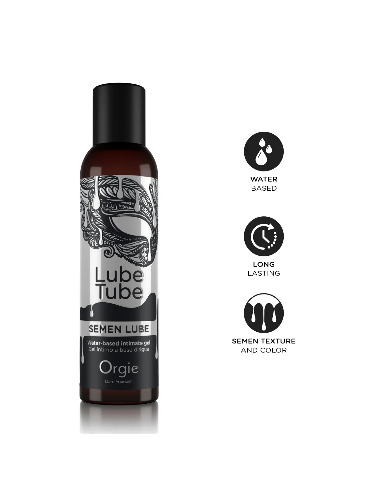 GEL LUBRIFICANTE COM BASE DE ÁGUA SEMEN LUBE 150ML ORGIE