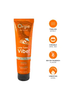 LUBRIFICANTE LUBE TUBE VIBE! SEX ON THE BEACH INTENSIDADE BAIXA ORGIE 100ML