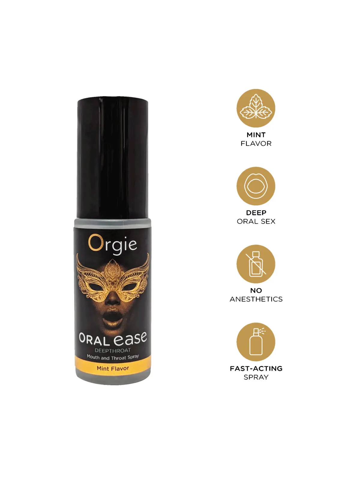 SPRAY RELAXANTE DE MENTA PARA GARGANTA FUNDA 15ML ORGIE