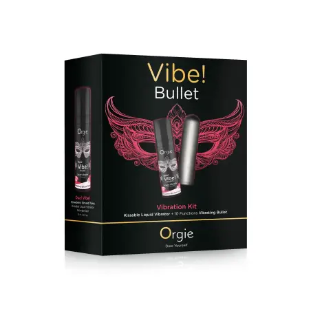 KIT VIBRATÓRIO VIBE! BULLET ORGIE 15ML