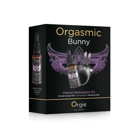 KIT DE ESTIMULAÇÃO CLITORIANA ORGASMIC BUNNY ORGIE 30ML