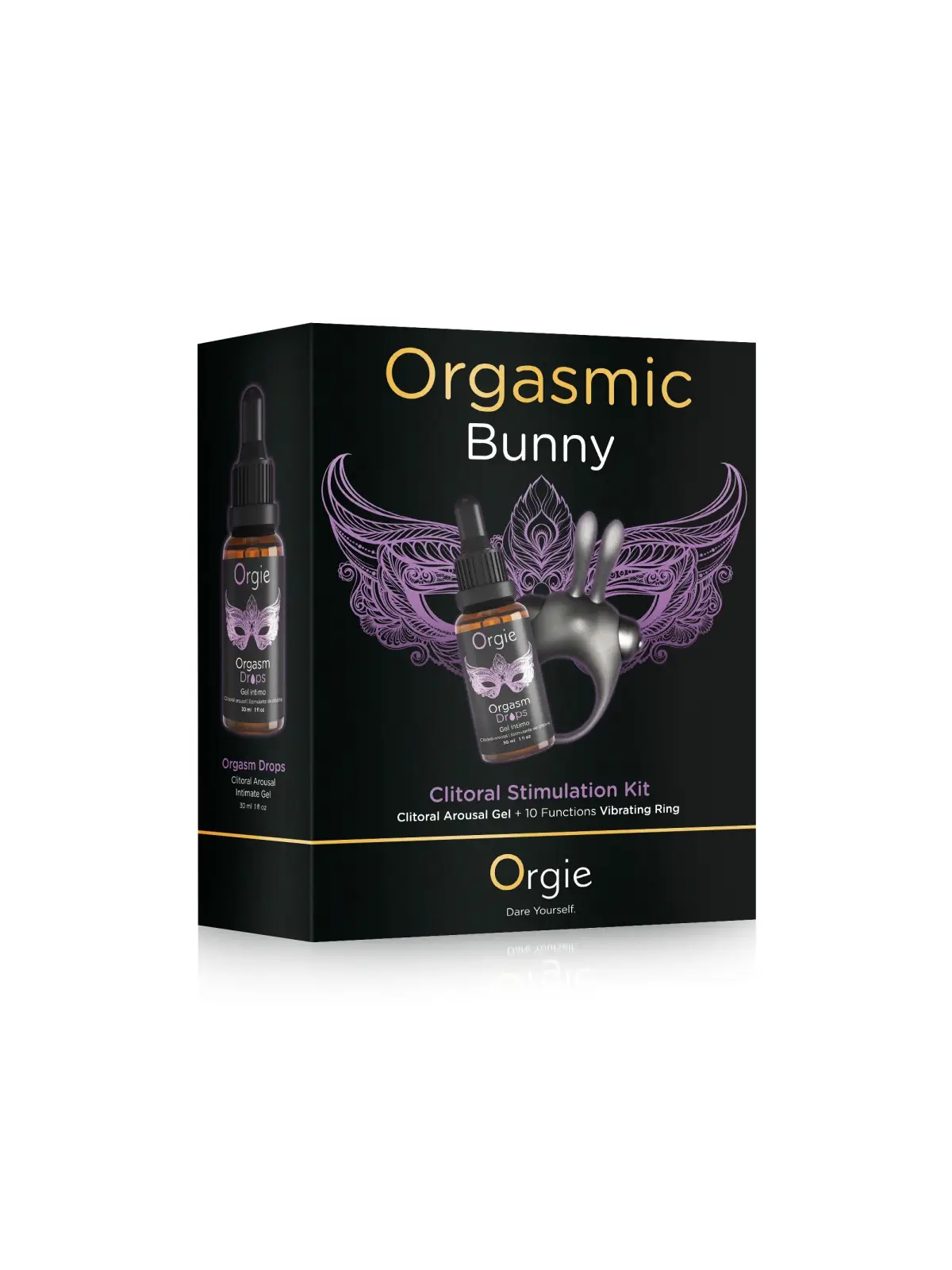 KIT DE ESTIMULAÇÃO CLITORIANA ORGASMIC BUNNY ORGIE 30ML