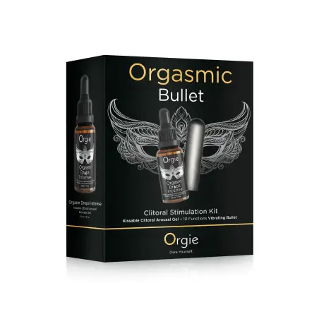 KIT DE ESTIMULAÇÃO CLITORIANA ORGASMIC BULLET ORGIE 30ML