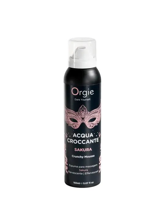 ESPUMA DE MASSAGEM CRACKELING ACQUA CROCCANTE SAKURA 150ML ORGIE