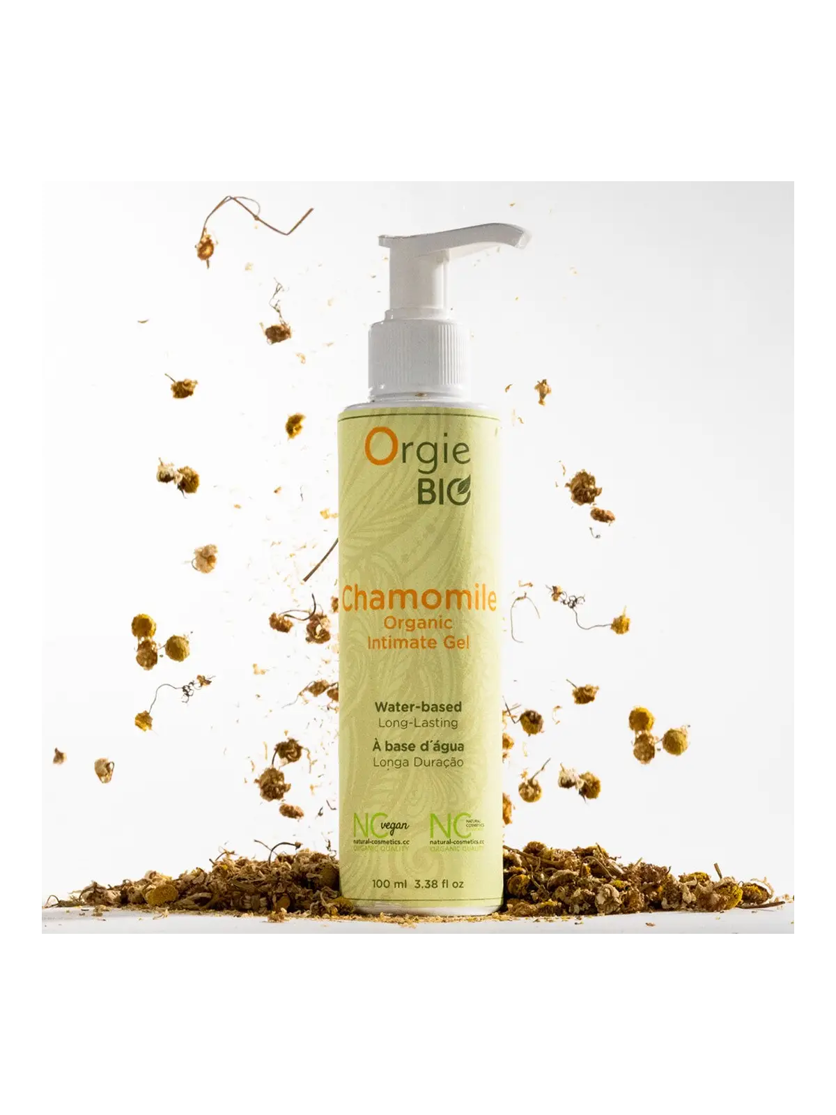 GEL LUBRIFICANTE À BASE DE ÁGUA BIO CHAMOMILE 100ML ORGIE