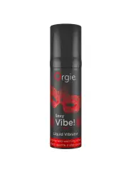 GEL COM VIBRAÇÃO E COM EFEITO DE AQUECIMENTO SEXY VIBE 15ML ORGIE