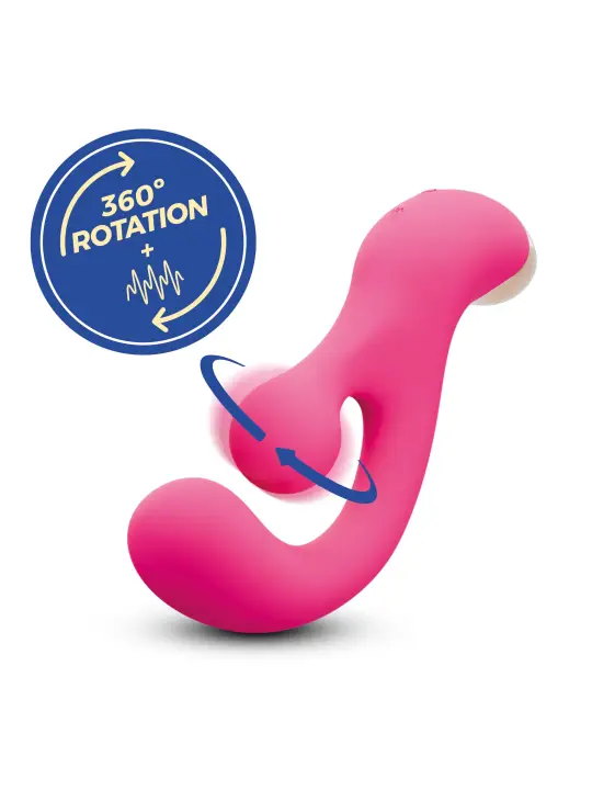 PLEASER VIBRADOR COM ESTIMULAÇÃO ROTATIVA CRUSHIOUS