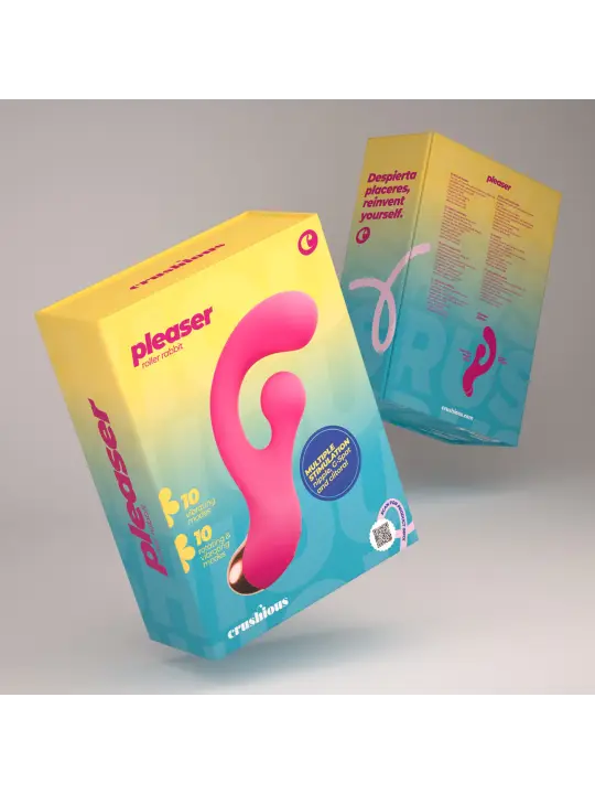 PLEASER VIBRADOR COM ESTIMULAÇÃO ROTATIVA CRUSHIOUS