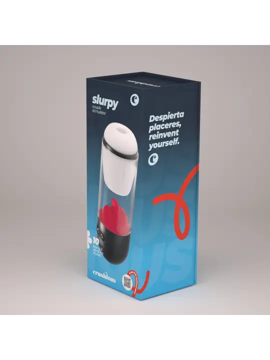 SLURPY MASTURBADOR 2 EM 1 DESMONTÁVEL CRUSHIOUS