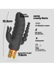 ROMANOV VIBRADOR CLÁSSICO COM MANGA DE SILICONE AMOVÍVEL CRUSHIOUS
