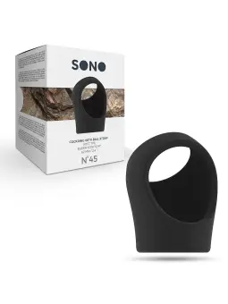 ANEL PARA O PÉNIS COM ALÇA PARA TESTÍCULOS SONO Nº45 PRETO