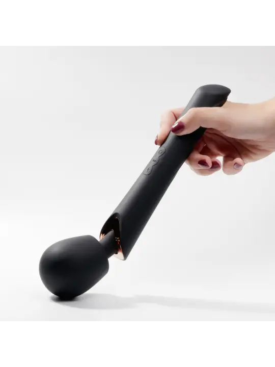 HOLLY MASSAJADOR VARINHA RECARREGÁVEL PRETO CRUSHIOUS