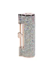 VIBRADOR COM 4 ACESSÓRIOS DIAMOND LIPSTICK IRIDESCENT LOVELINE