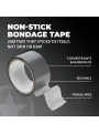 FITA BONDAGE PVC NON-STICK 20 M PRATEADA OUCH!
