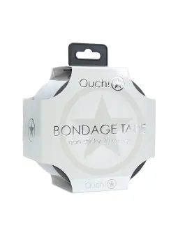 FITA BONDAGE PVC NON-STICK 20 M PRATEADA OUCH!