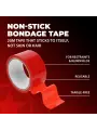FITA BONDAGE PVC NON-STICK 20 M VERMELHO OUCH!