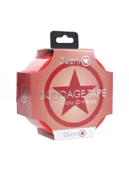 FITA BONDAGE PVC NON-STICK 20 M VERMELHO OUCH!