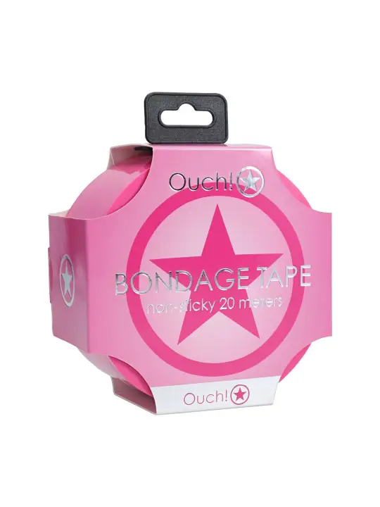 FITA BONDAGE PVC NON-STICK 20 M ROSA OUCH!