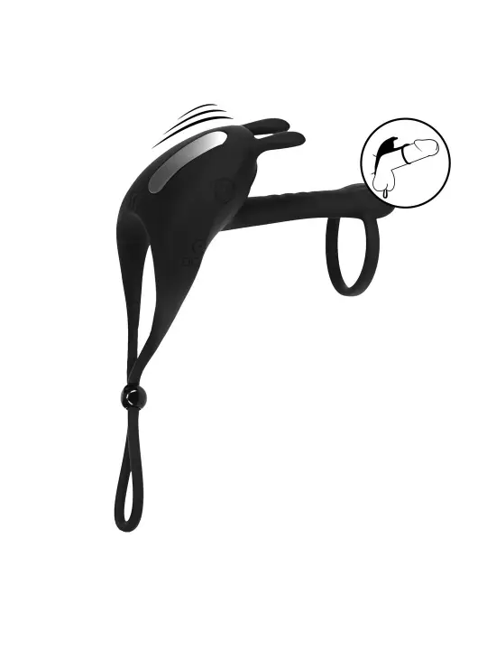 ANEL VIBRATÓRIO E AJUSTÁVEL PARA O PÉNIS EM SILICONE LEVELZ